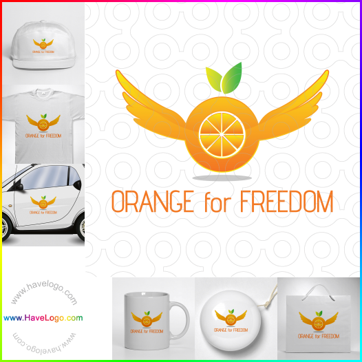 購買此橙色logo設計35995