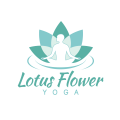 логотип тренер йоги