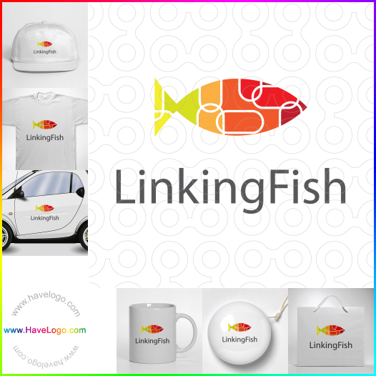 購買此魚logo設計43906