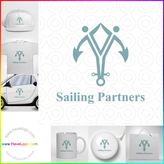 購買此帆船的合作夥伴logo設計64000