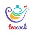  teacock  Logo