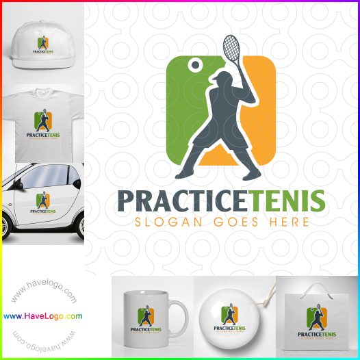 このテニスのウェブサイトのロゴデザインを購入する - 38063
