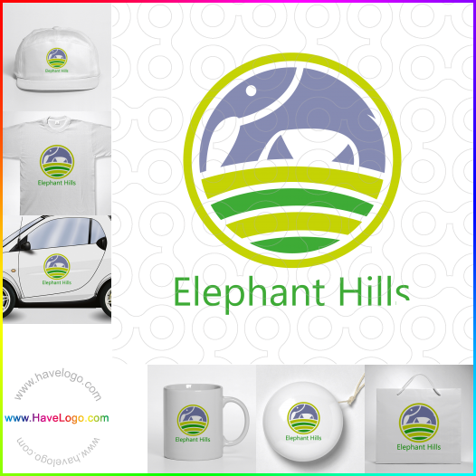 購買此大象山logo設計62803