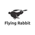 логотип Летающий кролик