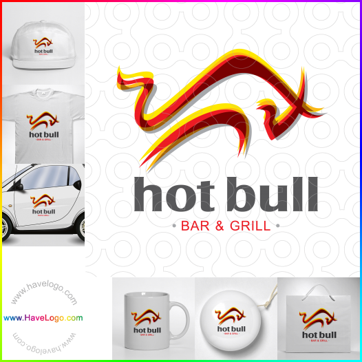 логотип Hot Bull - 64548