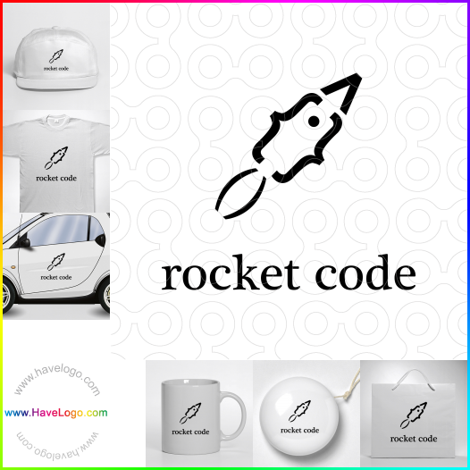 このロケットコードのロゴデザインを購入する - 63153