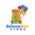  balloons bear store  logo
