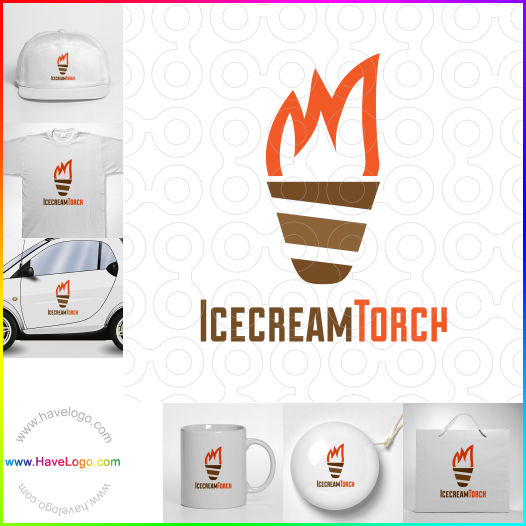 購買此凍酸奶產品logo設計38496
