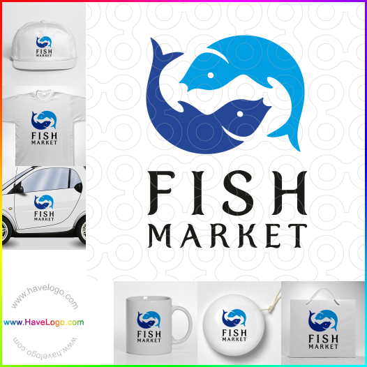 購買此海鮮市場logo設計50714