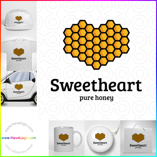 この蜂蜜市場のロゴデザインを購入する - 49437
