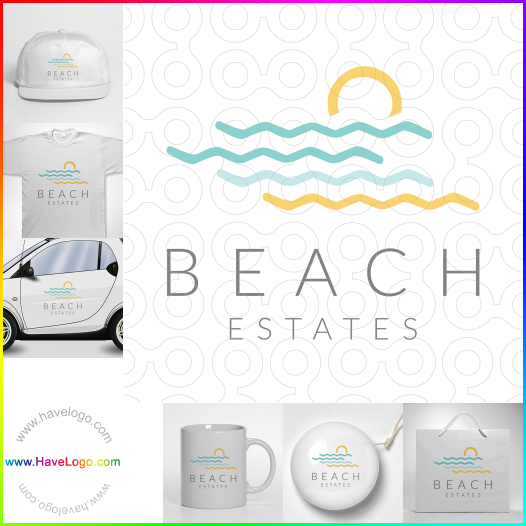 購買此沙灘屋logo設計65170