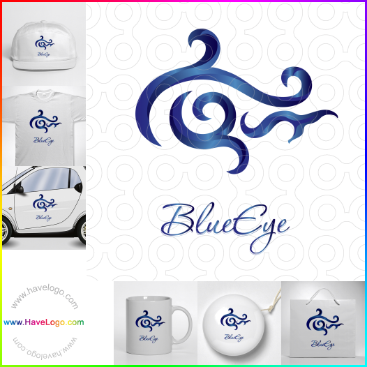 Blaues Auge logo 63274