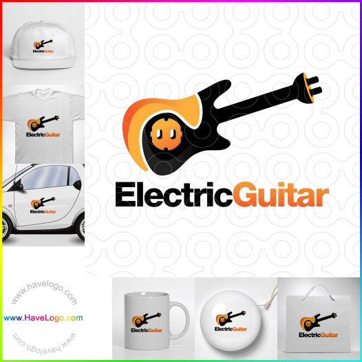 このエレクトリックギターのロゴデザインを購入する - 61860