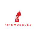 火的肌肉Logo