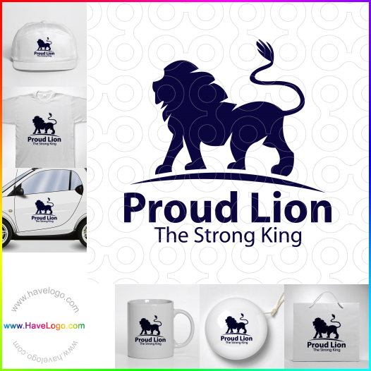 購買此驕傲的獅子logo設計66538