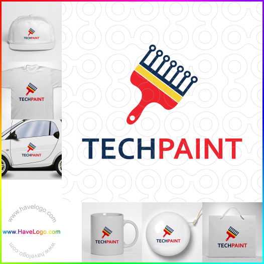 логотип Tech Paint - 65649