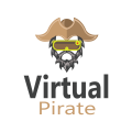 虛擬的海盜Logo