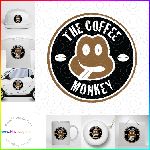 購買此猴子logo設計972