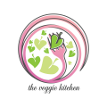 логотип вегетарианская рынок