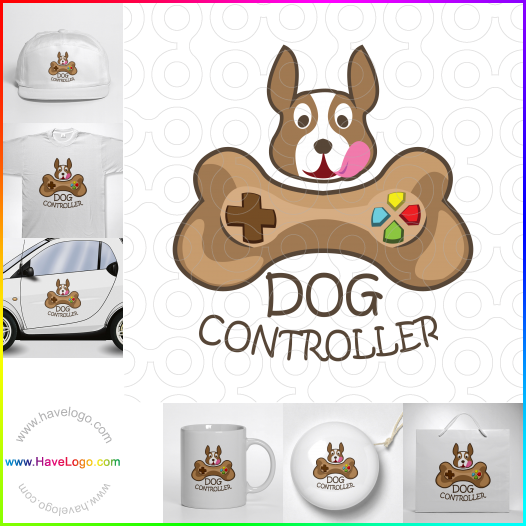 購買此狗控制器logo設計64572