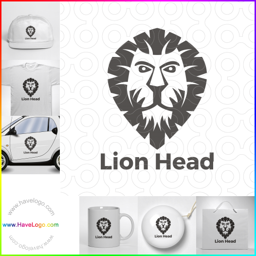 логотип Голова льва - 66255