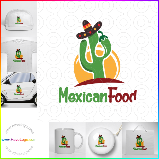 логотип Мексиканская еда - 62039