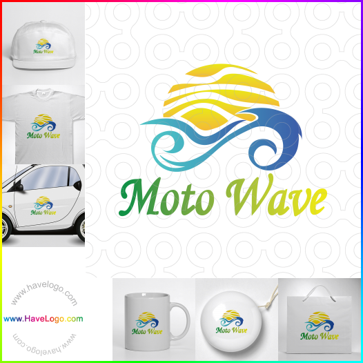 このMoto Waveのロゴデザインを購入する - 67007