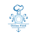  Ocean Food  Logo