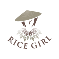 логотип Девушка с рисом