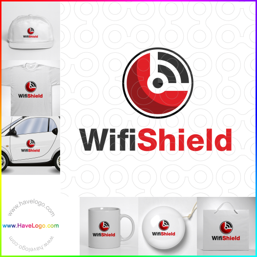 このWifi Shieldのロゴデザインを購入する - 64257