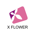  beautiful flower  logo