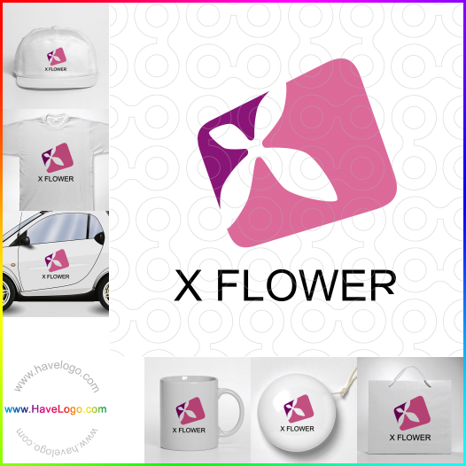 buy  beautiful flower  logo 61093