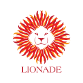 Löwen Gesicht Logo