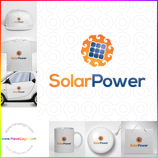 購買此太陽能電池板店logo設計48448