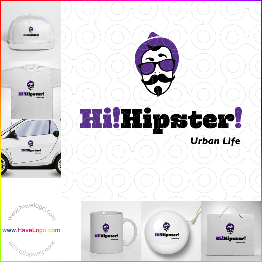 buy hipster logo 23832