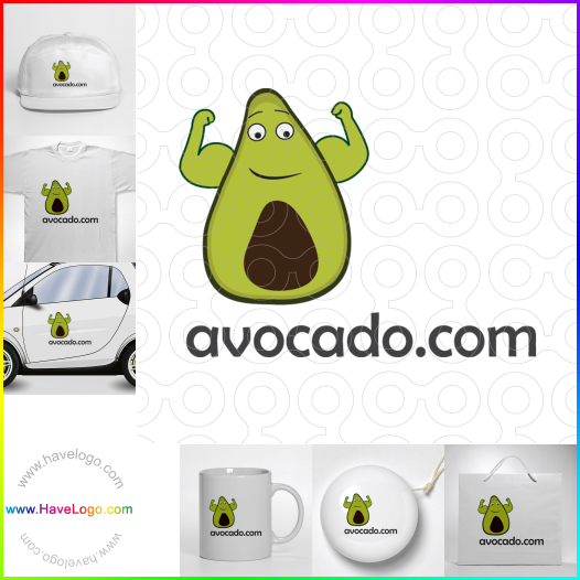 логотип авокадо - 15254