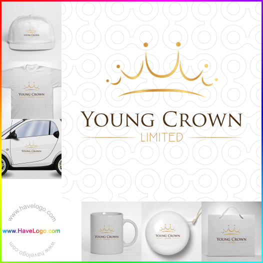 この王冠のロゴデザインを購入する - 56513
