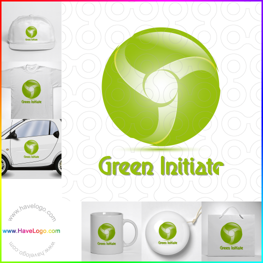 購買此綠色環保社區logo設計23254