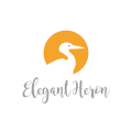  Elegant Heron  logo