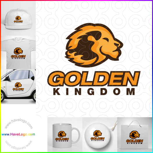 このゴールデンキングダムのロゴデザインを購入する - 62909