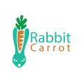 логотип Кролик Морковь