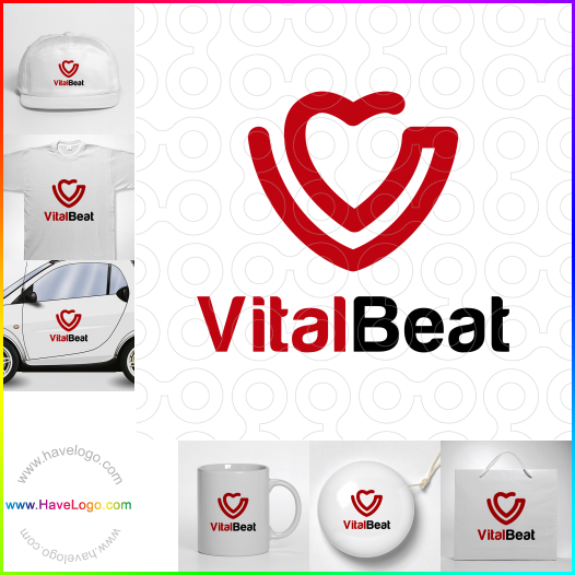 このVitalBeatのロゴデザインを購入する - 64168