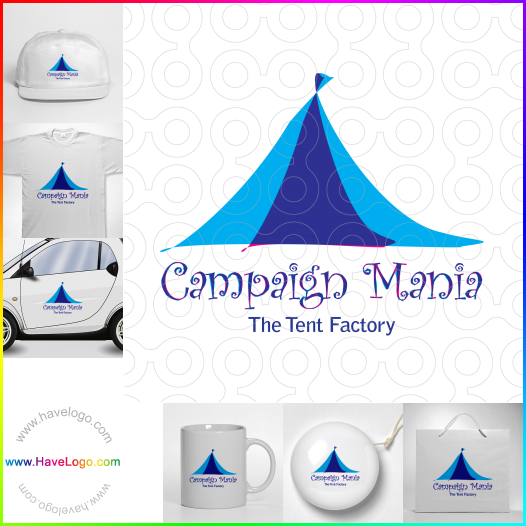 購買此帳篷制造logo設計16004
