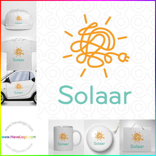 購買此太陽能電池logo設計53992