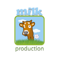 логотип молоко