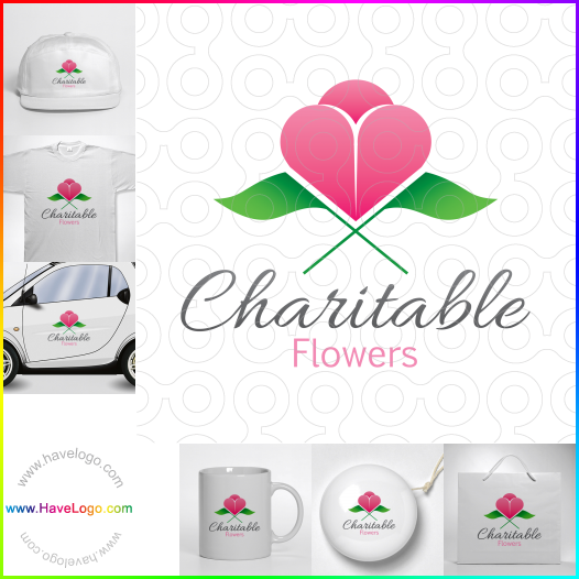 Wohltätige Blumen logo 61012