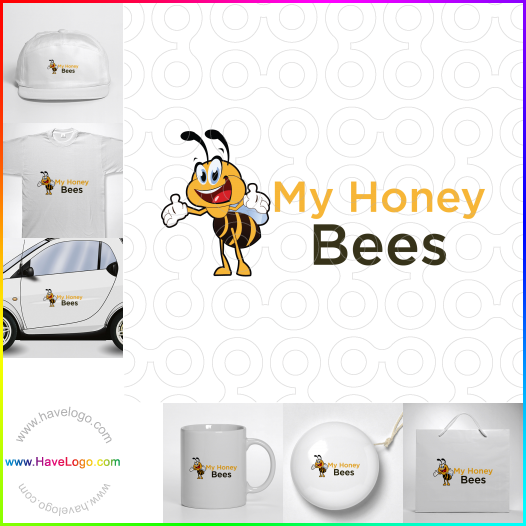 購買此我的蜜蜂logo設計64946