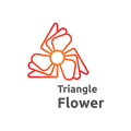 логотип Цветок треугольника