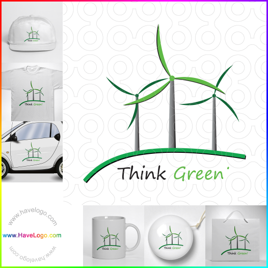 購買此生態能源logo設計4044