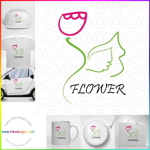 логотип цветок лотоса - 33814